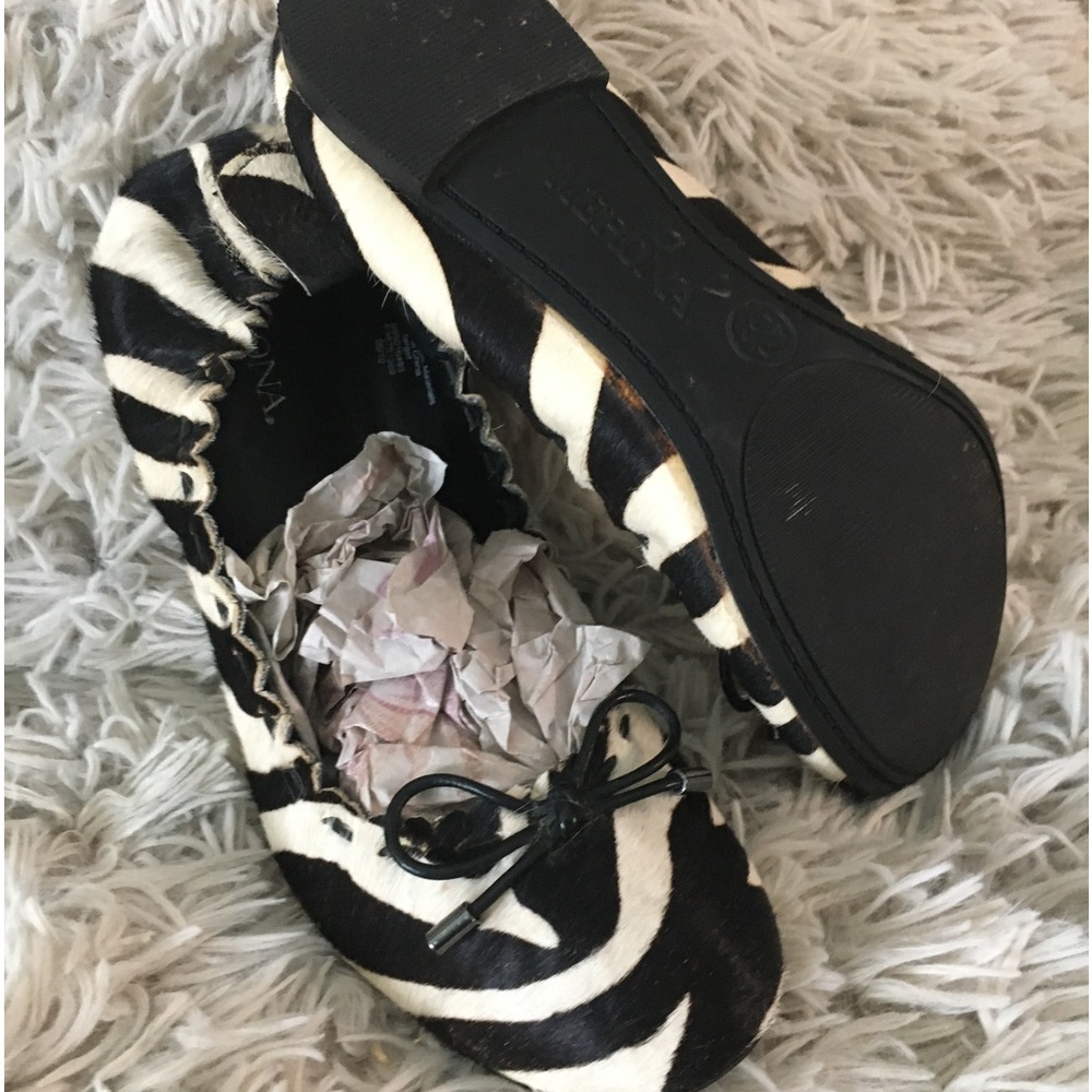 Zebra moccasins,handmade,size 6.5